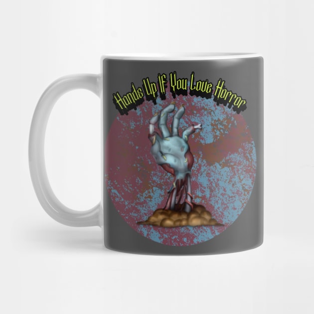 Hands Up If You Love Horror Graphic by CTJFDesigns